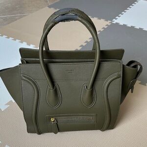 Dark Green Satchel Bag